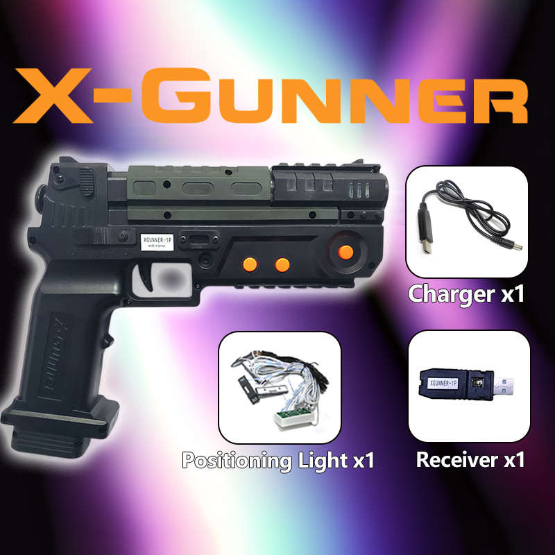 Gun Shooting Arcade - Bezprzewodowy pistolet świetlny X-GUNNER do symulatorów