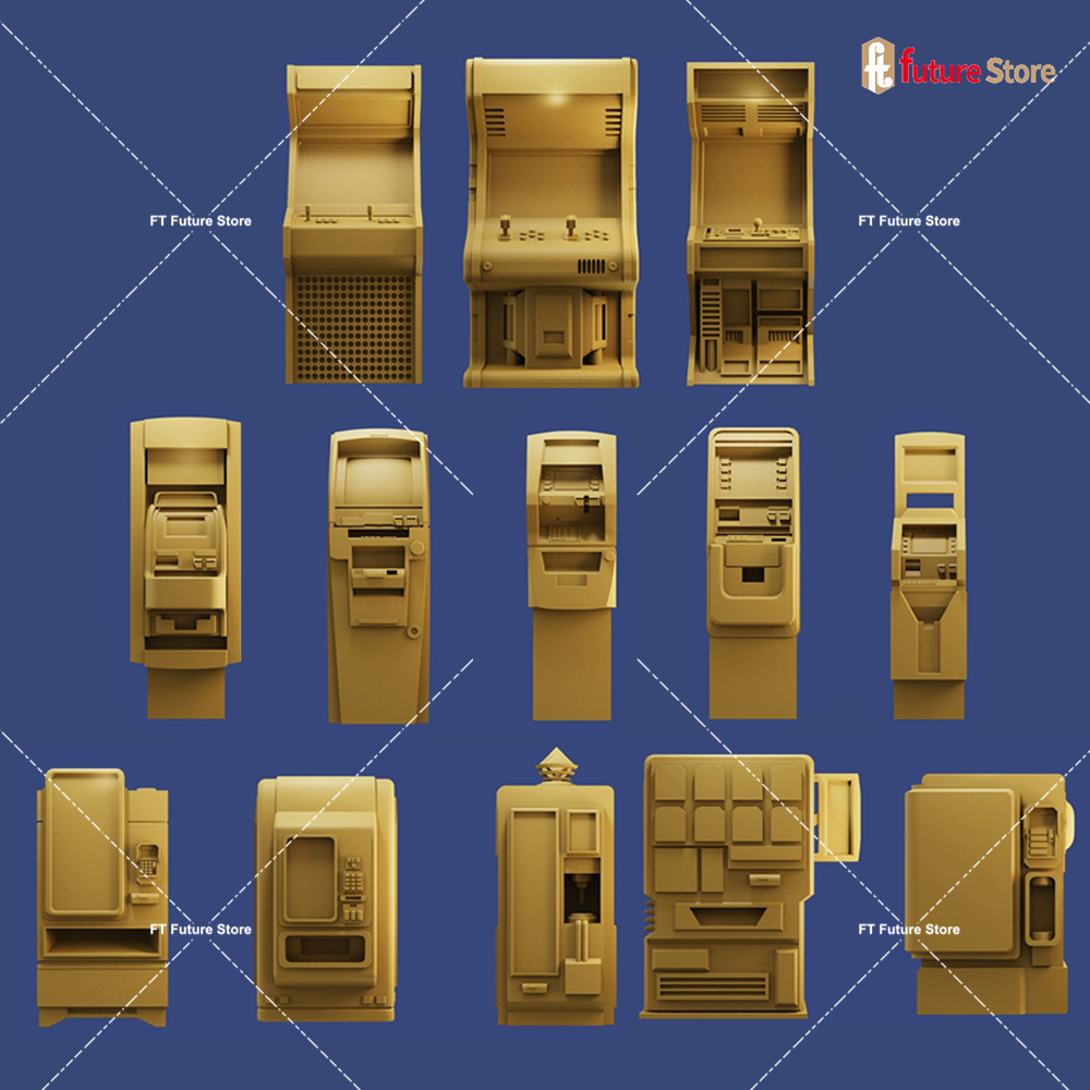 Arcade Toy Vending Machine - Druk 3D 1/64 Gra Arcade Automat
