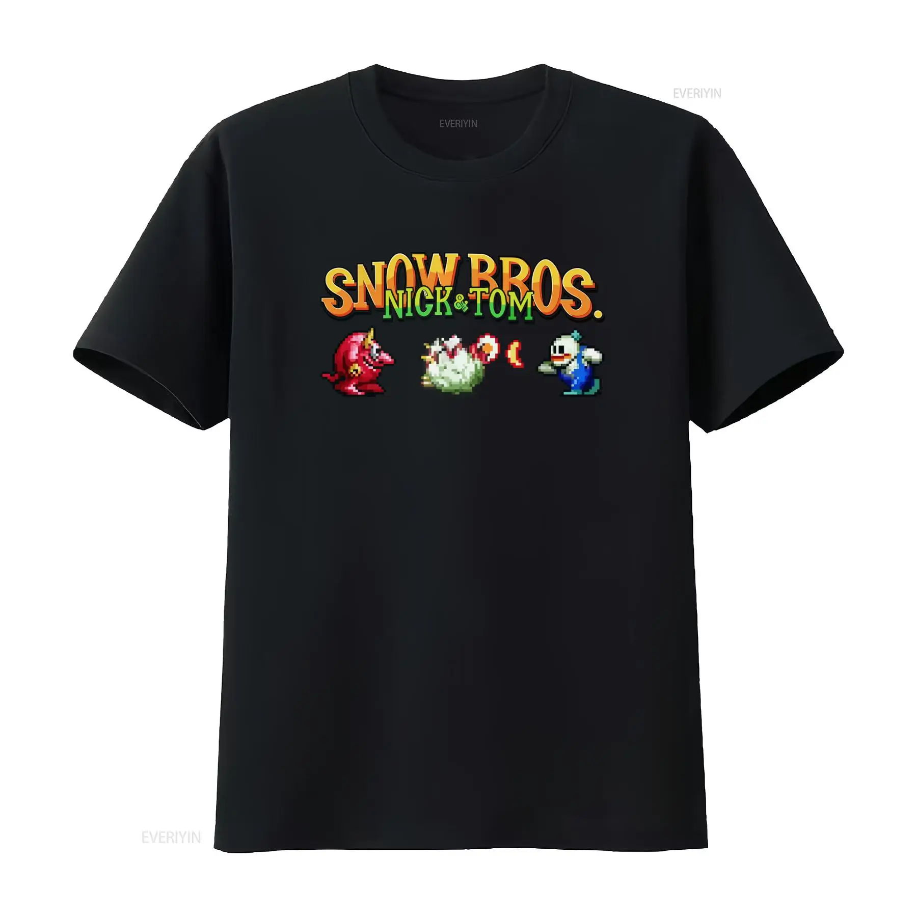 Arcade No - Koszulka Snow Bros Retro Arcade Gra