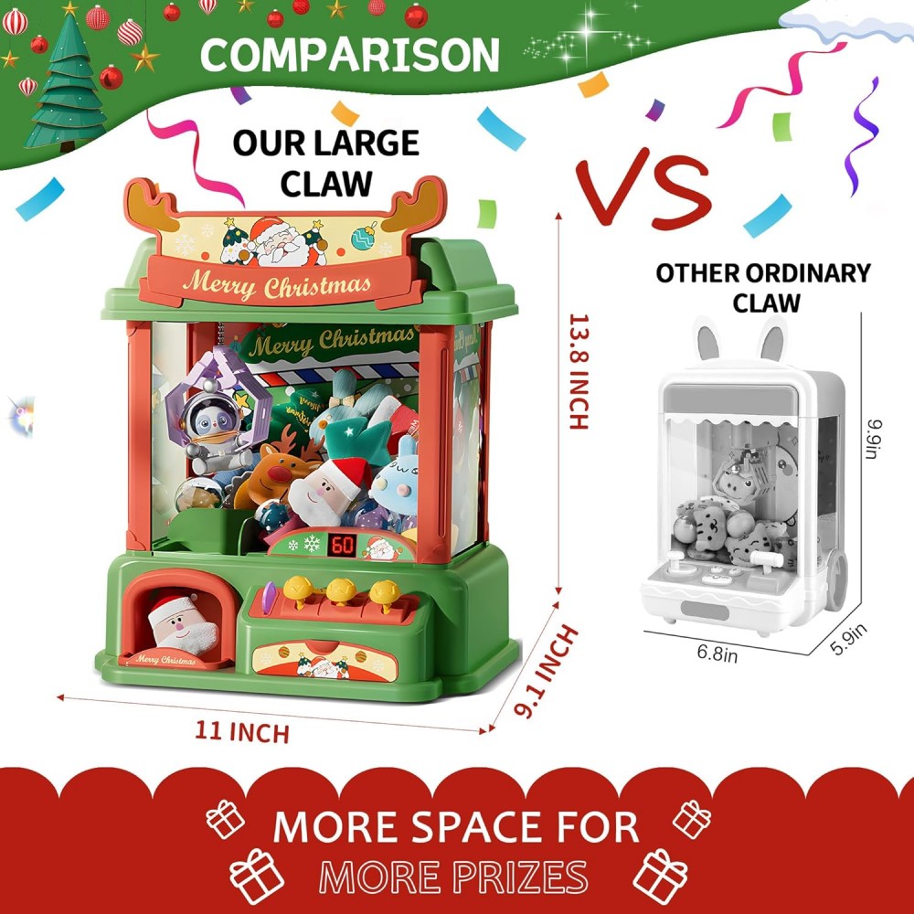 Świąteczny automat z pazurami  – Arcade Toy Vending Machine recenzja i cena