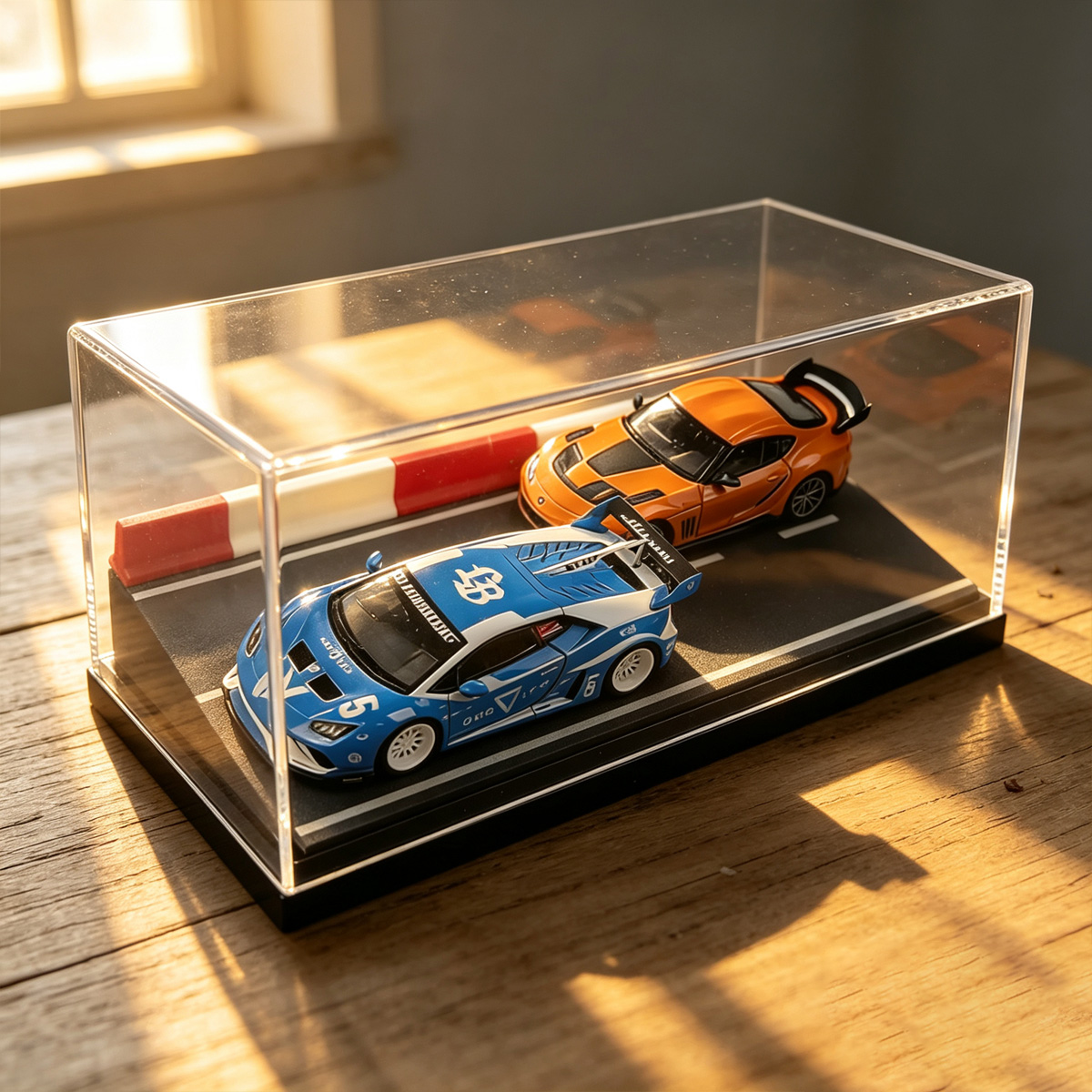 Mała scena z modelem samochodu – Racing Arcade Cabinet recenzja i cena